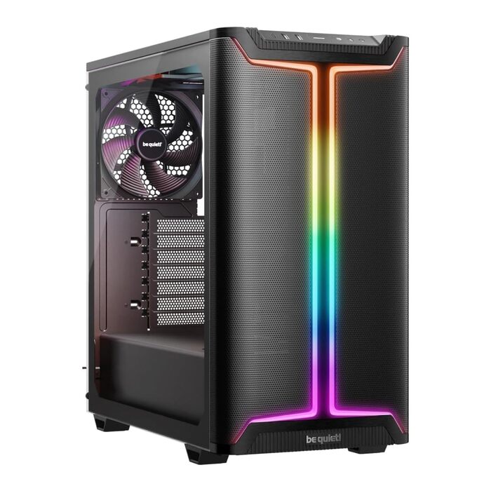 be quiet! Pure Base 501 DX Black - корпус ПК з 3 вентиляторами Pure Wings 3 140mm PWM, RGB підсвічування
