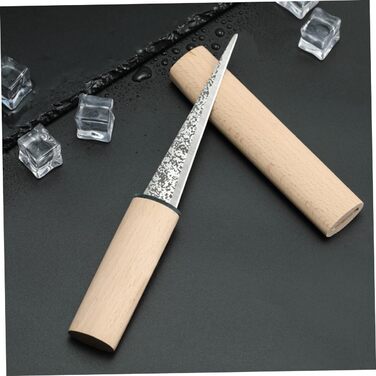 DECHOUS Ice Skates, ice cubes, ice molds, cool drinks, ice cubes, drink cooling, ice breaker tool, ice pick with wooden handle, bartender ice pick, bar ice pick, wooden ice pick, Khaki