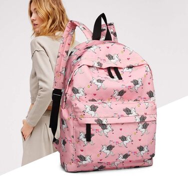 Жіночий рюкзак KONO: стильний, місткий, для школи, роботи, подорожей. Сумка-рюкзак з канвасу для підлітків та дорослих. Vintage дизайн.