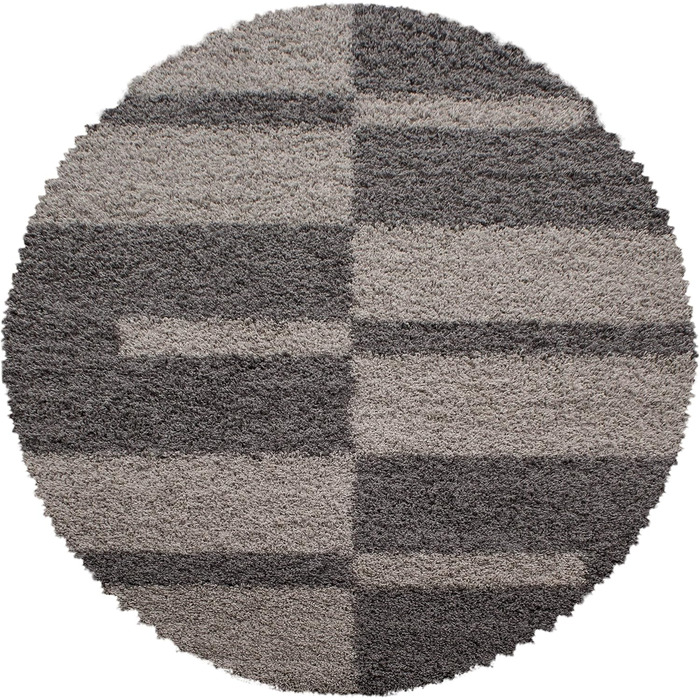 Шкіряний килим HomebyHome для вітальні 140x200 см - м'який, пухнастий, антрацитовий, для спальні, кухні, під ліжко