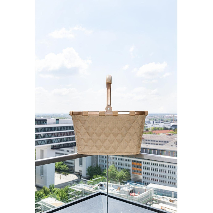 Сумка-шопер Reisenthel Carrybag Twist Ginger – містка, з внутрішньою кишенею, водонепроникна