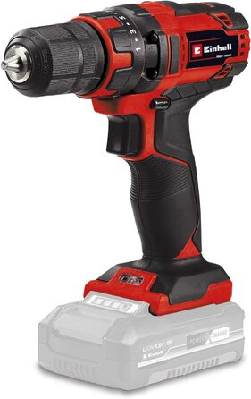 Акумуляторна дриль-шуруповерт Einhell TC-CD 18/35 Li-Solo Power X-Change (18 В, 35 Нм, 10 мм, без акумулятора та зарядного пристрою)