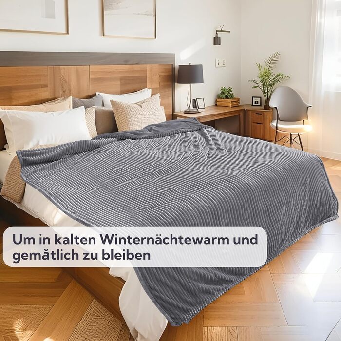 Електрична ковдра з автовимкненням 130x180 см – 9 рівнів нагріву, таймер, захист від перегріву, чорна