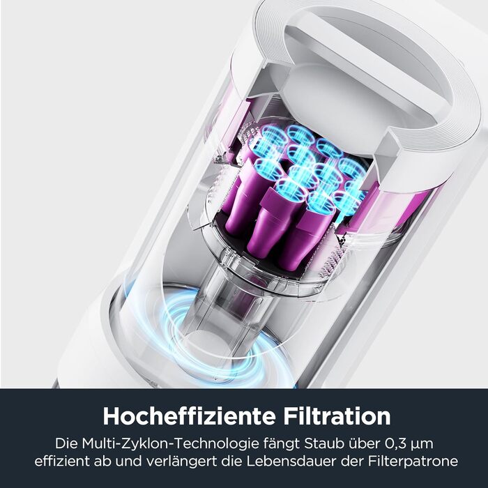 Робот-пилосос EUREKA E10s з вологою тканиною, 4000Pa, LiDAR, автоматичне підняття мопа, для видалення шерсті тварин, керування через додаток та голосовий помічник