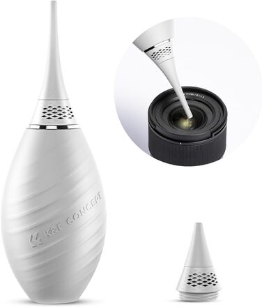 Набір для чищення фото- та відеокамер K&F Concept 10-в-1: об'єктиви, смартфони, сенсори. З мікрофіброю, продувальником та рідиною для чищення.