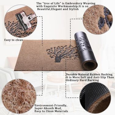 Килимок для дому Baum & Grau з малюнком 