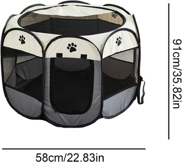 Портативний вольєр для цуценят Kongou | Складаний вольєр з оксфордської тканини на блискавці, знімний загон для домашніх тварин, дихаючі клітки для кроликів, курчат, милий загороджувач для кошенят