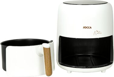 JOCCA аерофритюрниця 3,8 л, без олії, 1450 Вт, LED сенсор, енергоощадна, біла