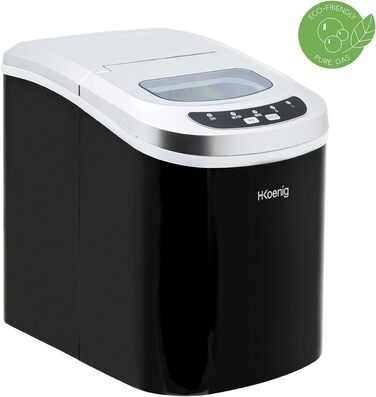 Машина для приготування льоду H.Koenig KB12 - 12 кг/день, нержавіюча сталь
