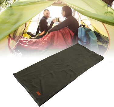 Enforose Sleeping Bag Liner, Super Thick Fleece, Soft Sleeping Bag Liner, Blanket, Lightweight Zippered Sleeping Bag Liner for Camping Trips