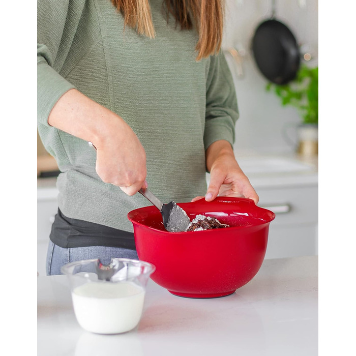 KitchenAid Premium Stainless Steel Dough Scraper with Silicone Dough Spatula Head