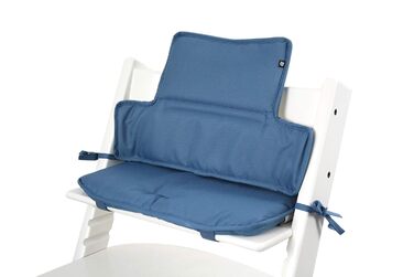 Подушка Tinydo® для стільчика Stokke Tripp Trapp, темно-синя, сидіння з XXL-амортизацією, протиковзна, аксесуар для дитячого стільчика