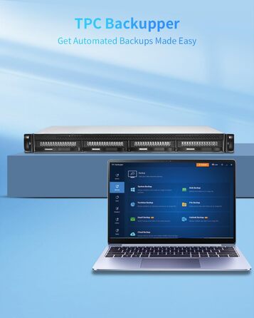 TERRAMASTER D4-320U: 4-слотове HDD корпус для монтажу в стійку з USB 3.2 Gen2 та 10 Gbit/s інтерфейсом, Hot-Swap, Plug-and-Play (без жорсткого диска)