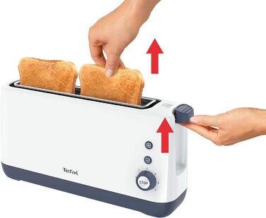 TEFAL Toaster Minim TL302110 Toaster, compact, with one slot, White