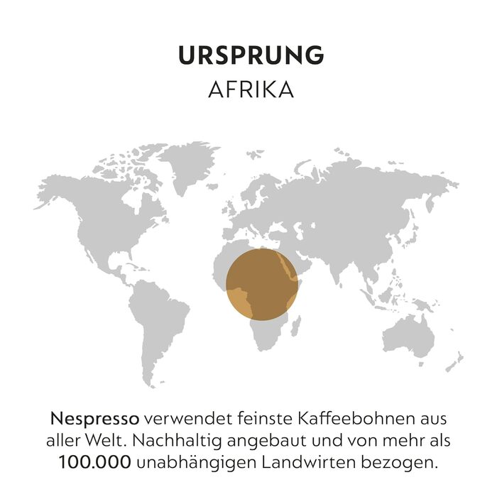 Кава Nespresso Original Barista Creations Corto: суміш арабіки та робусти середнього обсмаження | 100 капсул | Ідеально для молочних напоїв, таких як капучино | Сумісна з капсульними машинами Nespresso Original