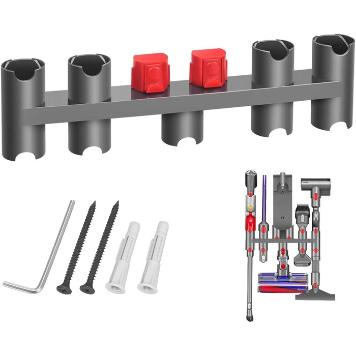 Електричний насадка для миття підлоги DrRobor на Dyson V11 V10 V7 V8 V15 - 12 моп, знімний бак для води