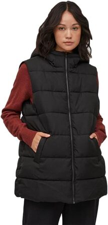 Жилет VILA Vitate S/L з наповнювачем, чорний (Black)