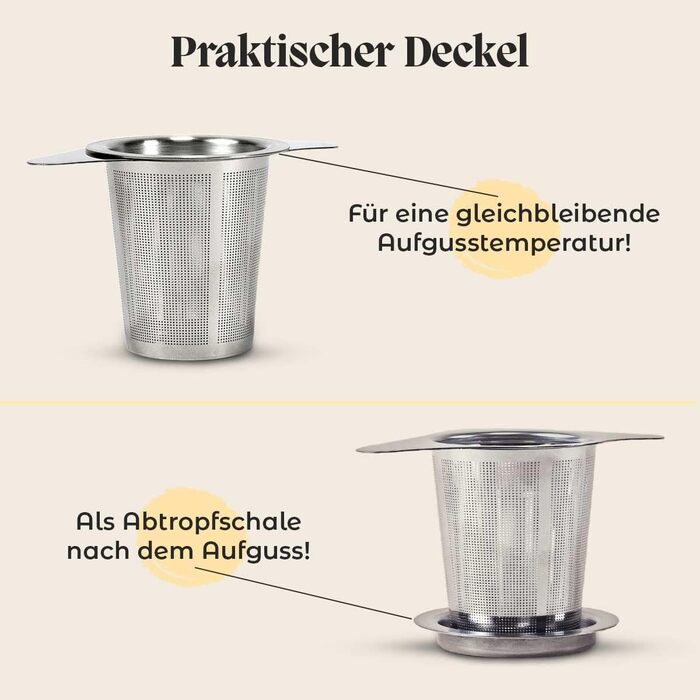 Tea filter Teegeschwister 2 pcs stainless steel