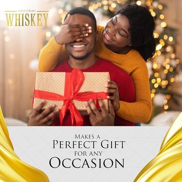 Набір для виготовлення віскі: набір для віскі, подарунок для чоловіків, набір для коктейлів, з каменями для віскі, бурбон, з скляними пляшками та пробками