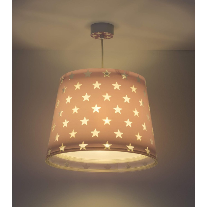Ceiling Lamp for Kids' Room, Pendant Light, Hanging Lamp, Ceiling Light for Kids, Star Lamp for Kids' Room, Malva, 81212L, E27