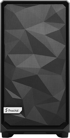 Корпус ПК Fractal Design Meshify 2 Lite White з прозорою панеллю з темпурованого скла, ATX, FD-C-MEL2A-04 (Чорний)