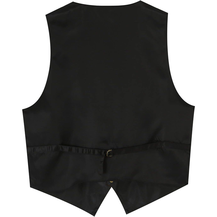 Чоловічий жилет з замші, вінтажний вестерн, ковбойський стиль, чорний, розмір L