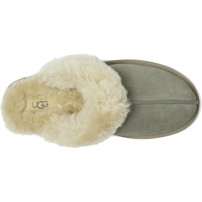 Жіночі домашні капці UGG Scuffette II Metallic Spots, мохово-зелений/латунь, розмір 42 EU
