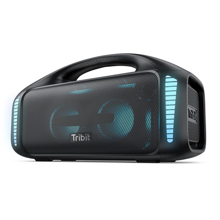 Tribit StormBox Blast – Портативна Bluetooth колонка 140 Вт, XBass, IPX7, 30 год, LED, для вечірок, пляжу, кемпінгу