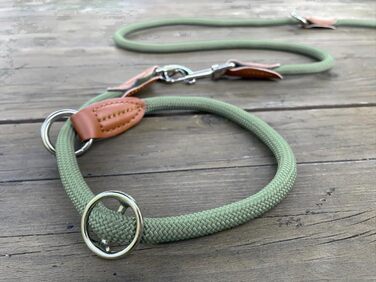 Нашийник для собак Leisegrün Devon, зелений, нейлон, регульований, розмір L