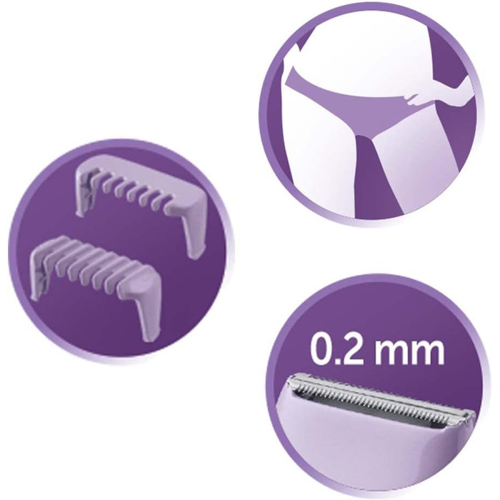 Триммер для тіла та зони бікіні Remington BKT4000: безпечний, водонепроникний, з 2 насадками (2 та 4 мм)