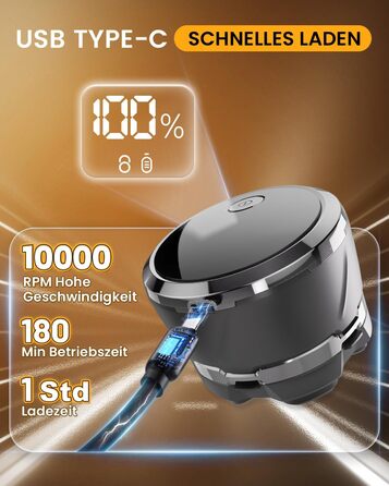 Електричний гоління голови FK-8790: водонепроникний, з LED-дисплеєм та USB-C зарядкою