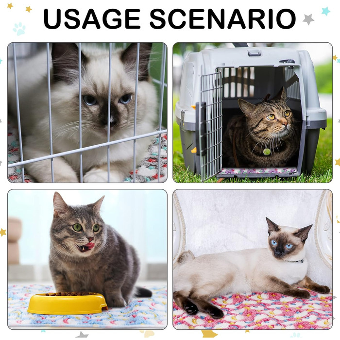 М'яка ковдра для морських свинок та маленьких собак Namalu: водонепроникна, з флісу, 60 x 40 см