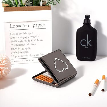 Металеве цигарковий футляр у формі серця Rosegold для 20 цигарок (83's 20pcs)