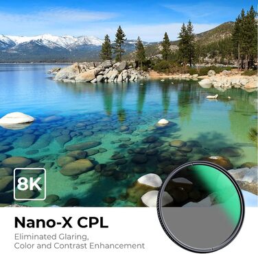 Поляризаційний фільтр K&F Concept Nano X-Serie CPL 40.5mm з багатошаровим покриттям MRC (39mm)