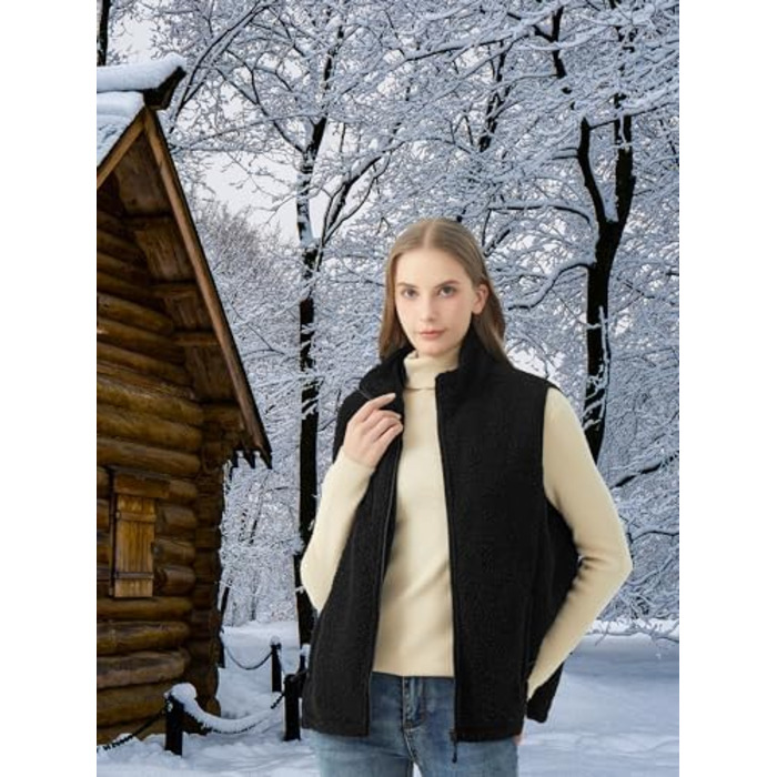 Обогреваемая жилетка для женщин и мужчин с Powerbank 18400mAh, флисовая жилетка с аккумулятором, 10 зон обогрева, теплая флисова жилетка для велоспорту, активного отдыха, черная XXL