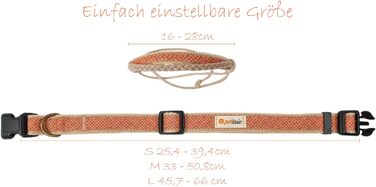 Нашийник для собак Pettsie з банданою та браслетом дружби, регульовані розміри S, M, L, знімний бандана, приваблива упаковка, для любителів собак, зелений (S 25,4-39,4cm, помаранчевий)