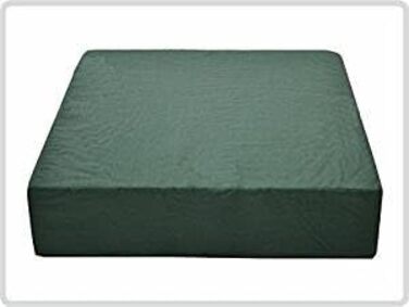 Pflegehome24® Подушка для сидіння та стільця, підвищуюча, 40x40x10 см, зелена