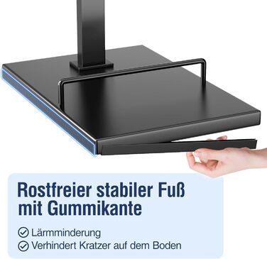 Підставка для пилососа Dyson – сумісна з V15, V12, V11, V10, V8, V7, V6 – автономна з кріпленням для аксесуарів – економія місця, без свердління