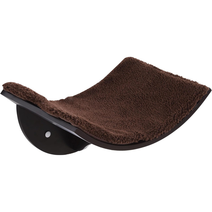 PawHut Cat Bed Cat Wall Bed Cat Shelf Wall Mount Plush Cushion MDF