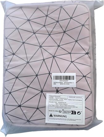 Водонепроникна косметичка MKPCW для жінок з відділенням для пензлів та перегородкою (Рожева)