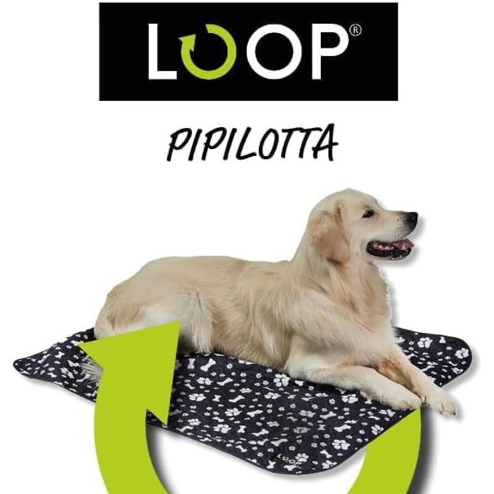 Ремінь безпеки для собак Loop для заднього сидіння авто, з карабіном, регульована довжина 60-80 см, аксесуар до килимка для собак NIMM Mich MIT (LOOP-PPM1003)