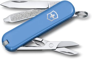 Мультитул Victorinox Classic SD: Швейцарський ніж, 7 функцій, з файлом для нігтів (Summer Rain)