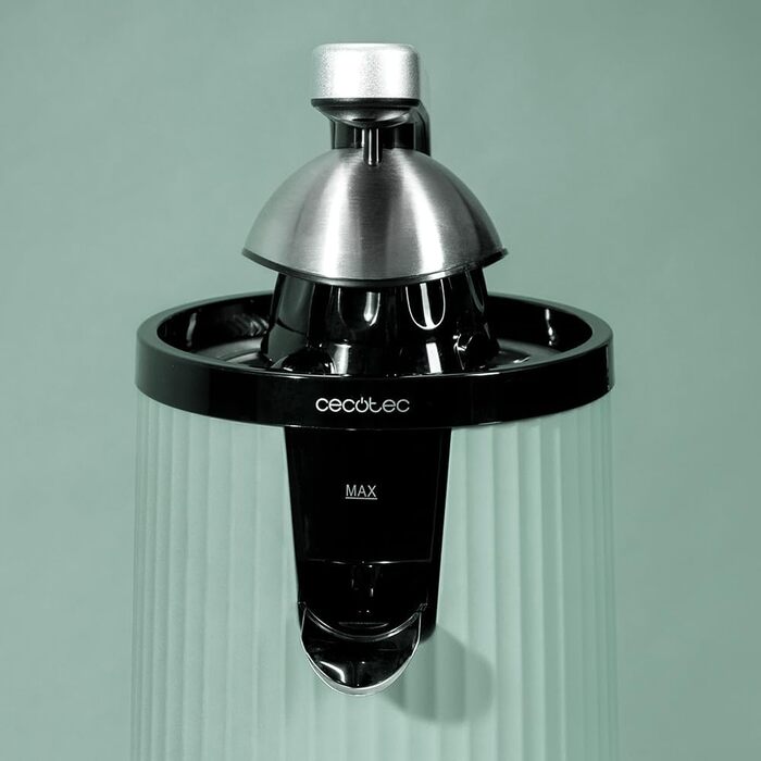 Електрична соковитискачка для цитрусових Cecotec Xqueeze RetroJuice 600 Green - 600 Вт, ретро-дизайн, нержавіючий фільтр