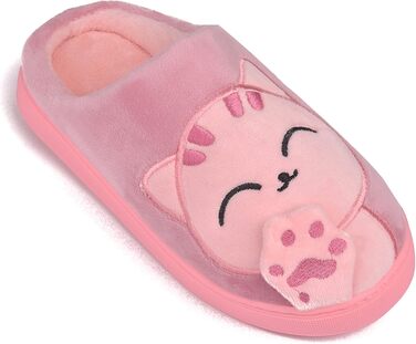 Тапочки додому JackShibo для жінок та чоловіків, зимові, плюшеві, теплі, з фетру, зручні (36/37 EU, червоні)