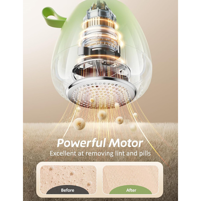 Електричний видальник пуху з 2 змінними лезами, 3 режими, LCD-дисплей, USB-зарядка для різних тканин