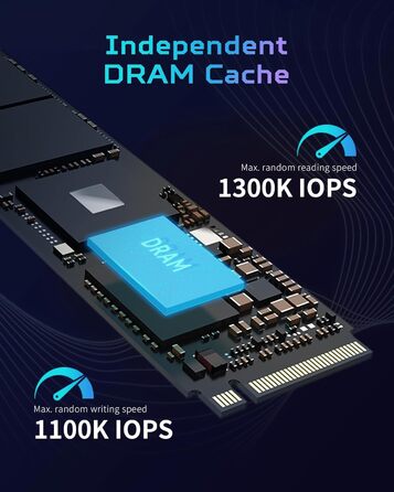 SSD Acer Predator GM7000 2TB - NVMe PCIe Gen4 - 7400 MB/s - для ПК та ноутбуків, сумісний з PS5