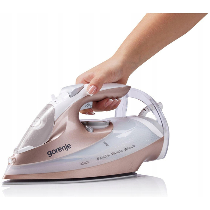 Парова праска Gorenje SIH3200WR 3200 Вт, керамічна підошва, система крапельного стопу