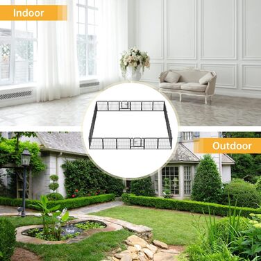 Металеве вольєр для собак BestPet з дверима, 32 панелі, різні розміри (61x81,3x101,6 см)