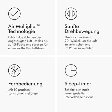 Вентилятор Dyson AM07 Air Multiplier Tower Fan White - Білий