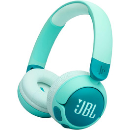 Навушники JBL Junior 320 BT - Бездротові Bluetooth навушники для дітей з мікрофоном, 50 годин, JBL Safe Sound, зелені